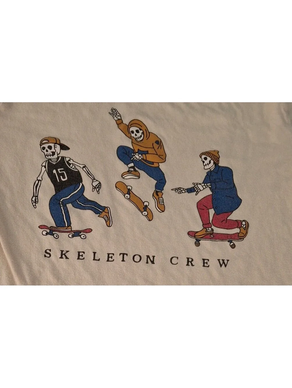 Old Navy Boys Skeleton Crew Skateboard Long-Sleeve T-Shirt